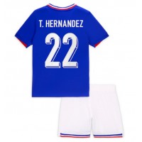 Maglie da calcio Francia Theo Hernandez #22 Prima Maglia Bambino Europei 2024 Manica Corta (+ Pantaloni corti)